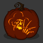 Freddy - A Nightmare On Elm Street Horror Pumpkin Carving Template
